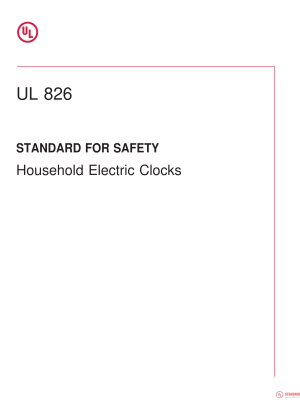 UL 826 PDF UL 826 PDF